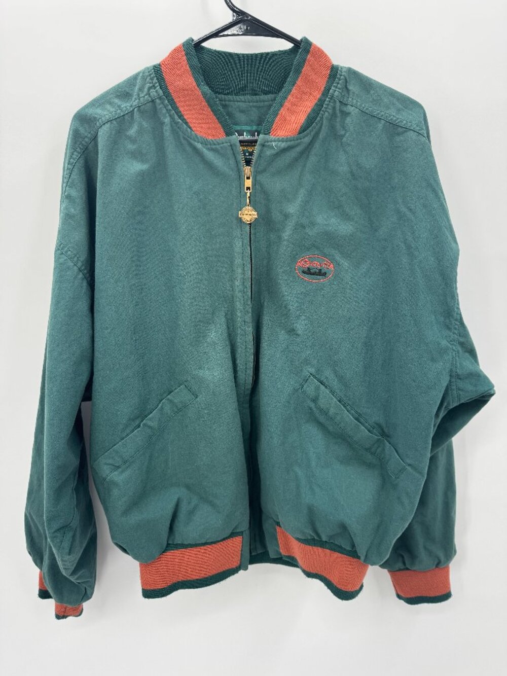 Vintage Dunbrooke Copenhagen Snuff Bomber Jacket Mens Medium USA Made Green